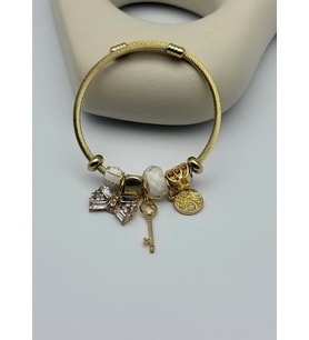 Çelik Gold Pandora Bileklik - 25-blk285