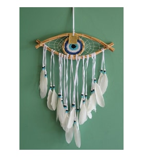 Periboia Rüya Kapanı Dream Catcher Göz Tasarımı Model 2 (Çok Renkli)