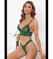 Fantezia Night Kadın Siyah Çapraz Sırt Detaylı Şık Bralet Takım