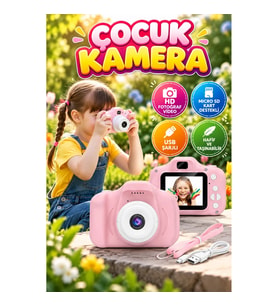 HD Video ve Fotoğraf Çekimli Şarjlı Mini Kamera – USB Bağlantılı Micro SD Kart Destekli