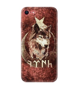 Apple iPhone 5 6 7 8 Plus Se XR Kılıf Desemli Silikon Göktürk 3 1412