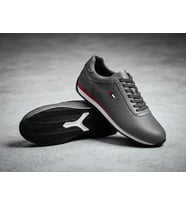 Growish GD0140 Hakiki Deri Günlük Kullanım Darbe Emici Hafif Taban Spesifik Antrasit Gri Renk Casual Spor Klasik Sneaker Ayakkabı