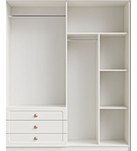 MİRA MDF 4 KAPAKLI DOLAP