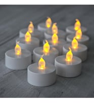 Pilli Led Tealight T-LİGHT MUM PİLLİ MUM LED IŞIK SICAK SARI RENK DEKORASYON SÜSLEME DÜĞÜN KINA ORGANİZASYON (6)