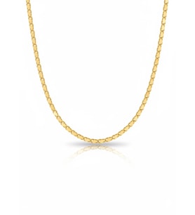 14 Ayar Altın Pullu Model Zincir – 65 cm