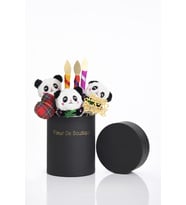 Peluş Ayıcık Panda Doğum Günü Buketi