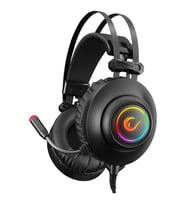 Rampage RM-K1 PULSAR Siyah Usb 7.1 Surround+Titreşim RGB Işık Efektli Gaming Oyuncu Mikrofonlu Kulaklık