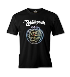 Whitesnake - Snake Apple Siyah Erkek Tshirt