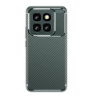 Xiaomi Mi 14t Pro Kılıf Auto Focus Karbon Kapak - Koyu Yeşil