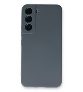 Newface Samsung Galaxy S23 Plus Kılıf Nano içi Kadife Silikon - Gri