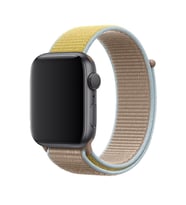 Apple Watch 44/45/46/49mm Kordon Hasır Band 2/3/4/5/6/se/7/8/9/10/11/ultra (Camel)