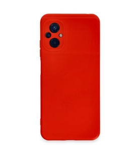 Xiaomi Poco M5 Kılıf Nano İçi Kadife Silikon - Kırmızı