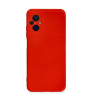 Xiaomi Poco M5 Kılıf Nano İçi Kadife Silikon - Kırmızı