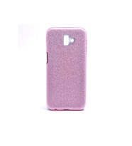 Samsung Galaxy J6 Plus Uyumlu Kılıf Zore Shining Silikon (Rose Gold Altın)