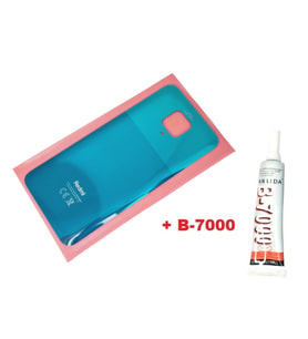 Tkgz Xiaomi Redmi NOTE 9S NOTE 9 PRO Arka Kapak Batarya Kapağı (CAM+B-7000) YEŞİL