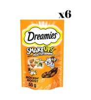 Dreamies ShakeUps Tavuklu ve Ördekli Kedi Ödül Bisküvisi 55gr x 6 Adet