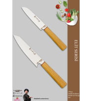 Elit Serisi Mutfak Bıçak Seti Et Balık Ekmek Sebze Kıyma Şef Bıçak Seti 2 Li Set (MFT-7412)