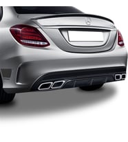 Mercedes C Serisi W205 Bagaj Üstü Piano Black Spoiler