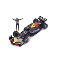 Bburago 1:24 Model Araba RB19 Max Verstappen / Sergio Perez – Die Cast Metal Gövde, Açılır Kapı (Siyah)