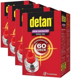 Detan 60 Gece Elektrolikit Yedek (4 Paketi)