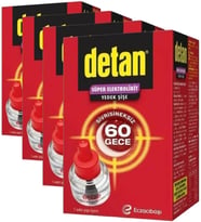 Detan 60 Gece Elektrolikit Yedek (4 Paketi)