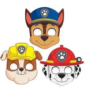 Maske 6 lı PAW PATROL kağıt maske