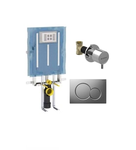 Geberit Sigma Duofix 8cm Gömme Rezervuar Seti (616.004.21.1 - 115.770.JQ.5 -111.796.00.1 )