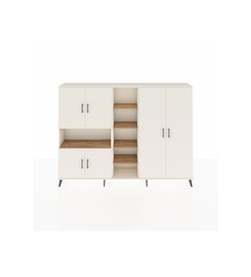 Arges Dolap 13 Raflı 6 Kapaklı 220x30x163 Aytaşı-Aytaşı/Çam