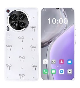 Coverzone Tecno Camon 30 ile uyumlu K?l?f Airbag K�?eli 2mm Kamera �?k?nt? Korumal? Simli ?effaf Bask?l? Z-Kutup Kapak Fiyonk