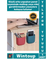 #TelefonTutucu Yapışkanlı Plastik Kablo Düzenleme Kumanda Tutucu Duvara Monte Telefon Şarj İstasyonu