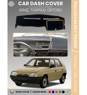 SKODA FAVORİT (1987-1995) Torpido Örtüsü Ön Göğüs Halı Torpido Koruma Birebir Uyum Kaymaz UV Koruma