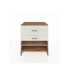 Kronos Şifonyer Tek Raflı 2 Çekmeceli 88x59x96 Çam-Aytaşı