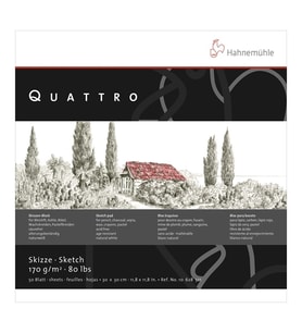 Hahnemühle Quattro Skizzenblock Eskiz Defteri 30x30cm 50Yp 170g 10628321