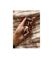 Arkası Taşlı Büyük Boy Paslanmaz Çelik Metal  Plug (Mavi)