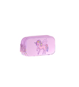 Kaukko Kids 3 Bölmeli Kalem Çantası Nak. Unicorn L8221