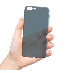 Apple iPhone 7 Plus / 8 Plus Uyumlu Ultra İnce Zar Telefon Kılıfı (Lacivert)