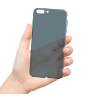 Apple iPhone 7 Plus / 8 Plus Uyumlu Ultra İnce Zar Telefon Kılıfı (Lacivert)