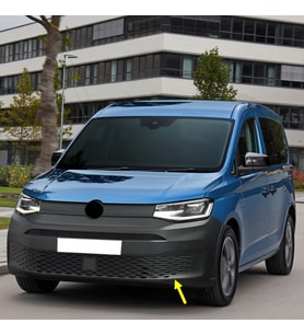 VW Caddy 2021-2025 Ön Tampon Sol Izgara Kapağı Sissiz 2K7853665