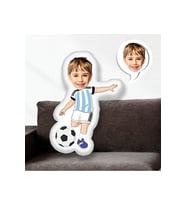 Kişiye Özel Fotoğraflı Futbolcu Yastık 115468 30 cm