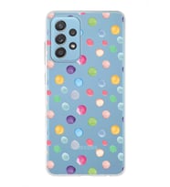 PrintiFy Samsung Galaxy A52s ile Uyumlu 1mm Slim Fit Water Color 6 Baskılı Şeffaf  Kılıf