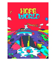 J-hope Hope World Albüm Sanatı Tablo Ahşap Poster Dekoratif Kod1025