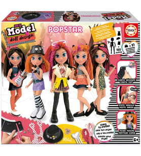 Educa Benim Modelim PopStar Oyuncak Bebek Tasarım Seti - 19203