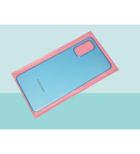 Tkgz - Samsung Galaxy M52 Arka Kapak Batarya Kapağı - MAVİ