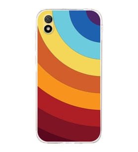 Huawei Y5 2019  Kamera korumalı Kapak Renk Cümbüşü Tasarımlı  Şeffaf Kılıf