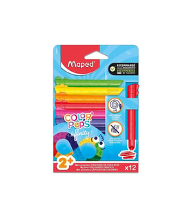 Maped Color'Peps Infinity Jumbo Kuru Boya 12 Renk 864600
