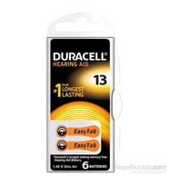 Duracell 13 Numara 6 Lı İşitme Cihazı Pili