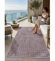 Dream Soft/Peluş Pembe Yumuşak Kaymaz Makinede Yıkanabilir Halı Özel Ölçü Seçeneği Sultan Halı