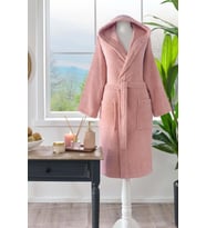 Özdilek Tek Bornoz Şalyaka Kapşonlu-Woven Tarçın (XXL Beden)