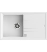 TEKA STONE 50 B-TG WHITE Ankastre Kumanda Sifonlu Granit Eviye Beyaz 86 cm 115330019
