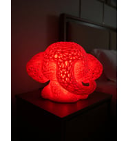 MYCRAFT3D Sevimli Fil Çocuk Odası Gece Lambası 3D Tasarım Led Işıklı Masaüstü Mesh Dekor Hediyelik